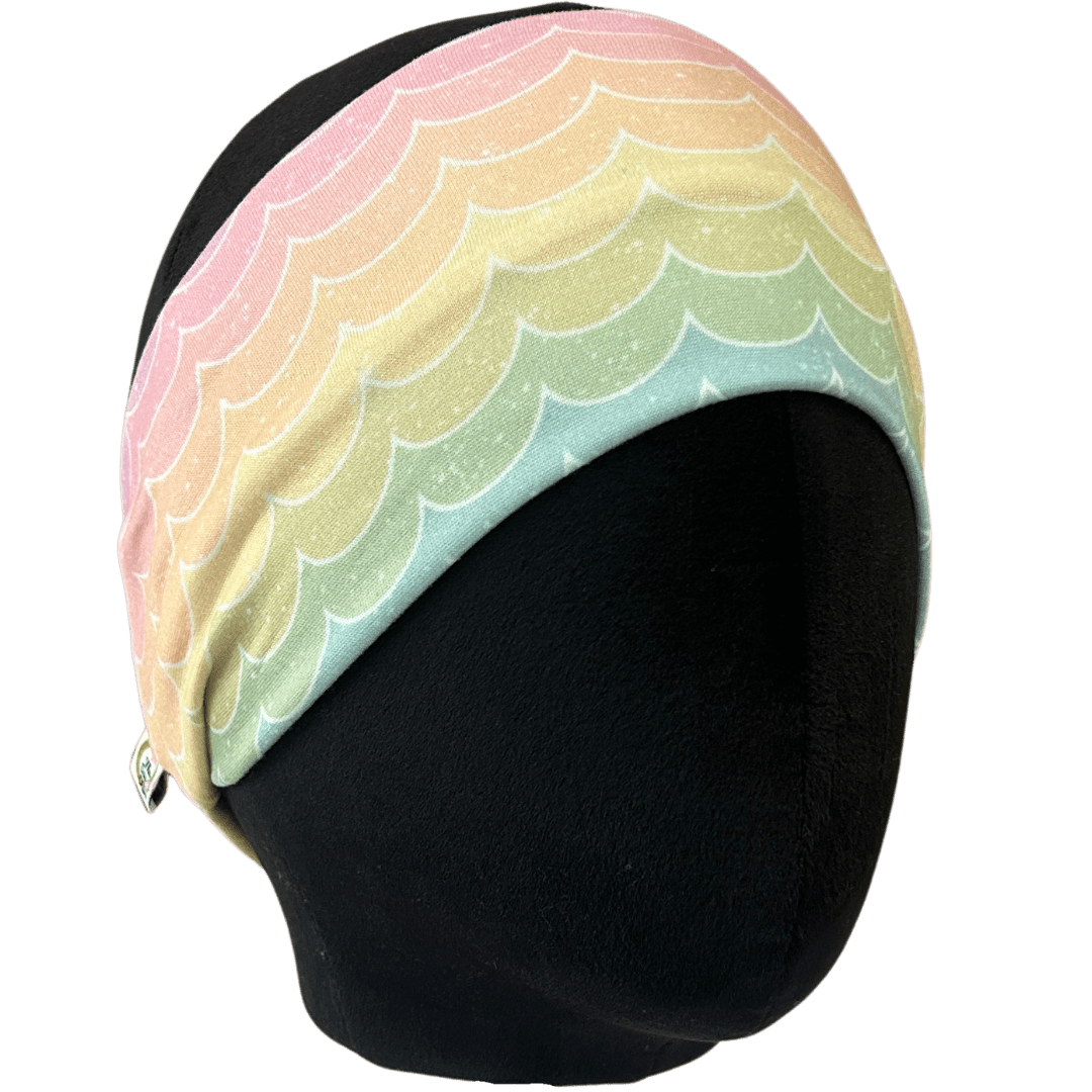 Rainbow Ripple Stretch Headband - The Sassy Olive