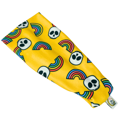 Rainbow Skulls Stretch Headband - The Sassy Olive