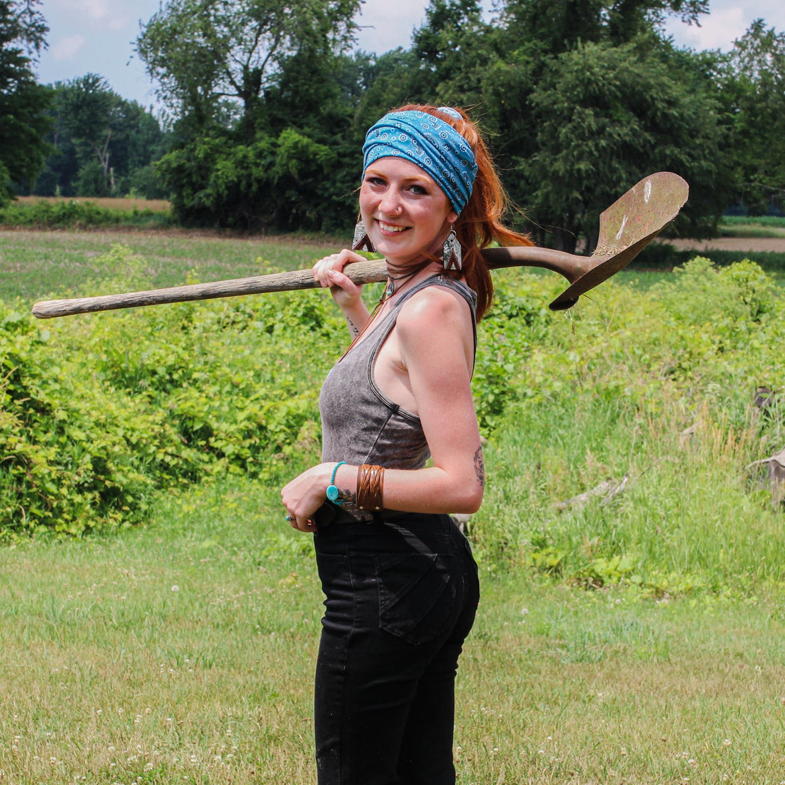 Rancher Bandana Paisley Boho Buff - The Sassy Olive