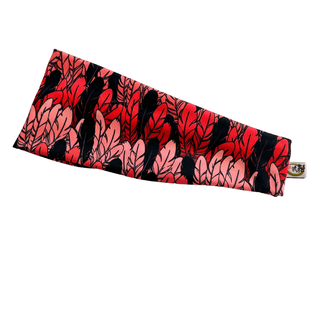 Red Feather Stretch Headband - The Sassy Olive