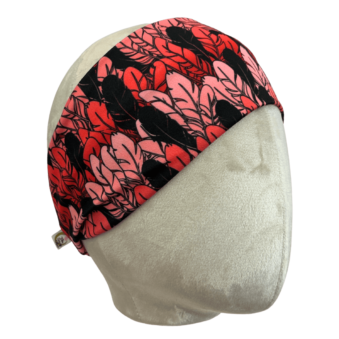 Red Feather Stretch Headband - The Sassy Olive