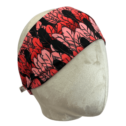 Red Feather Stretch Headband - The Sassy Olive