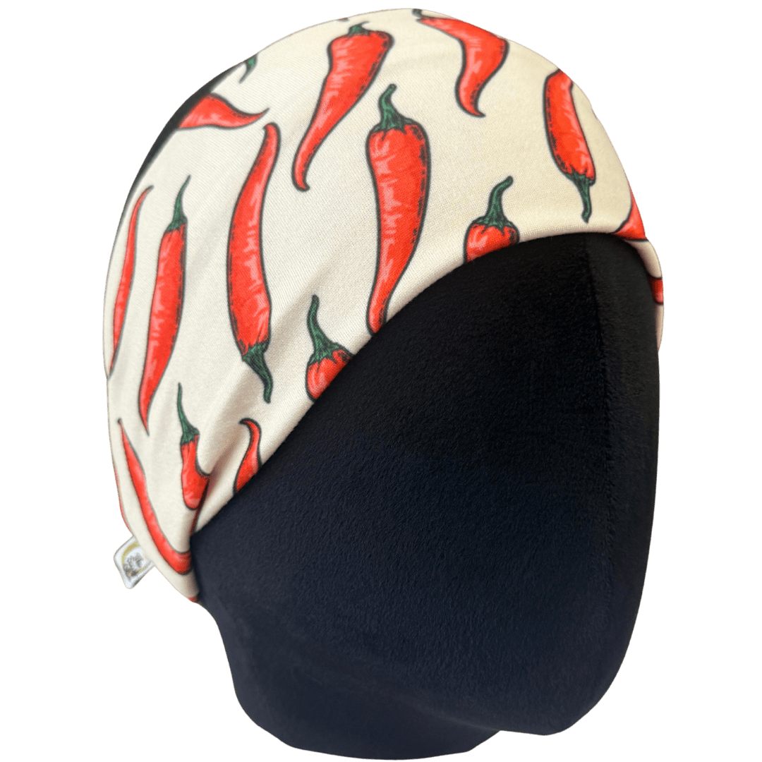 Red Hot Peppers Stretch Headband - The Sassy Olive