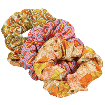 Retro Arches Scrunchie Pack - The Sassy Olive