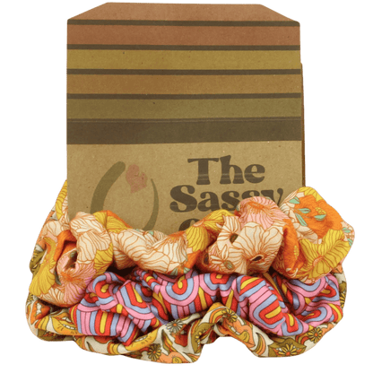 Retro Arches Scrunchie Pack - The Sassy Olive