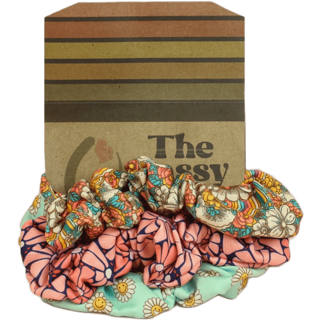 Retro Bright Scrunchie Pack - The Sassy Olive