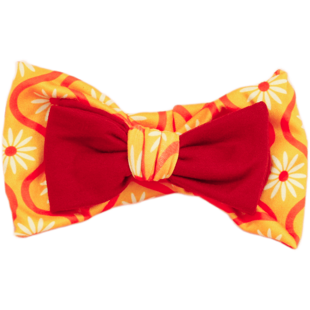 Retro Daisies Baby Headband - The Sassy Olive