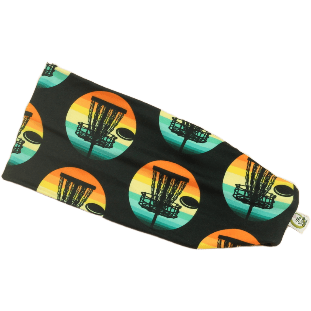 Retro Disc Stretch Headband - The Sassy Olive