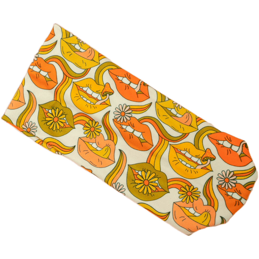Retro Kisses Stretch Headband - The Sassy Olive