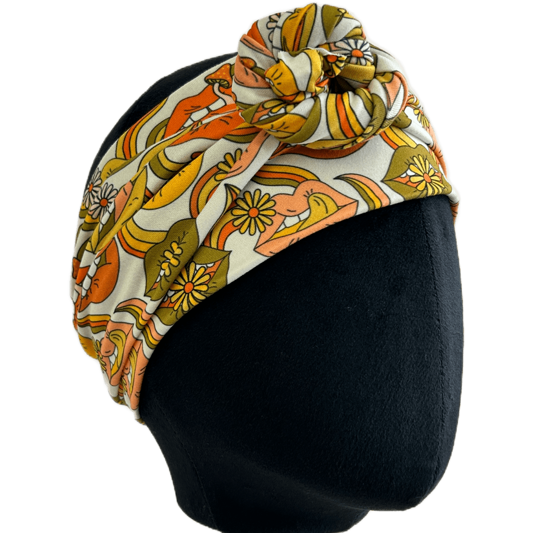 Retro Kisses Wrap Headband - The Sassy Olive