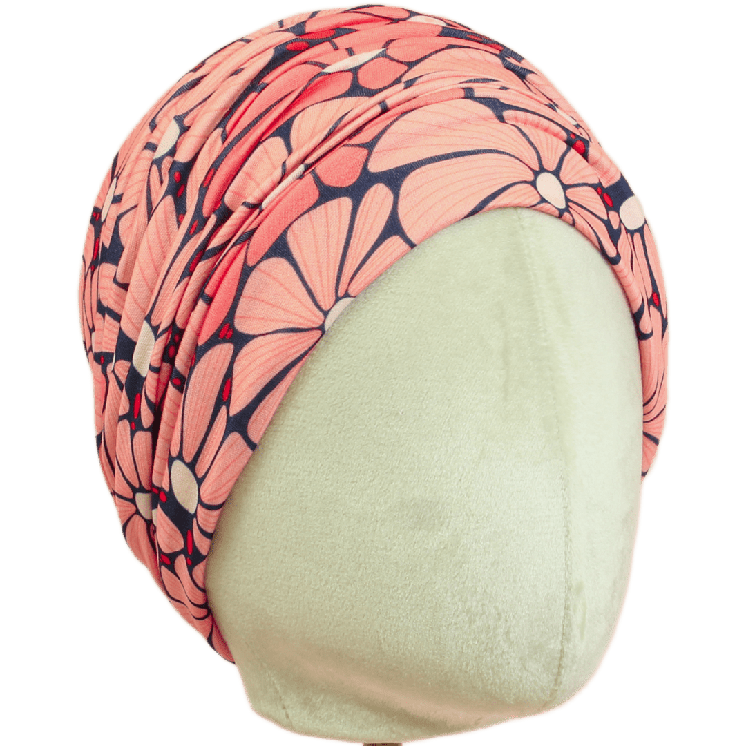 Retro Pink Flower Boho Buff - The Sassy Olive