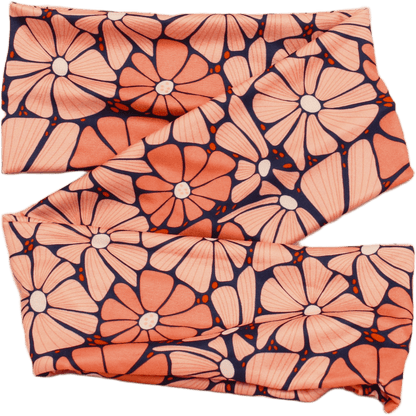 Retro Pink Flower Wrap Headband - The Sassy Olive