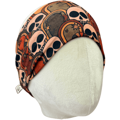 Retro Skulls Stretch Headband - The Sassy Olive