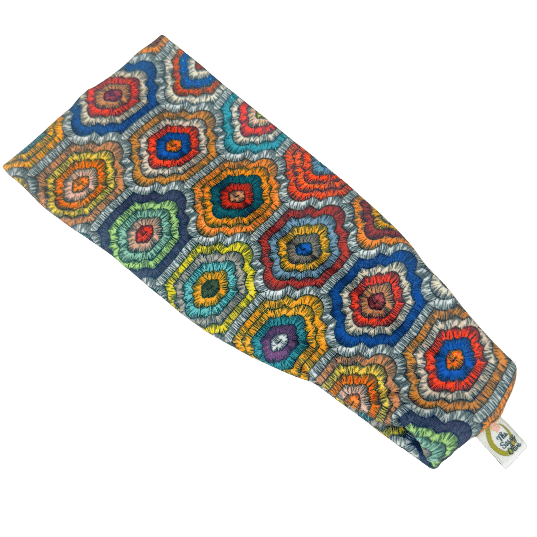 Retro Stitches Stretch Headband - The Sassy Olive