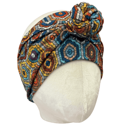 Retro Stitches Wrap Headband - The Sassy Olive