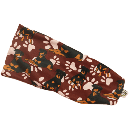 Rottweiler Stretch Headband - The Sassy Olive
