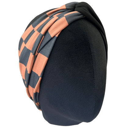 Rust Check Twist Headband - The Sassy Olive