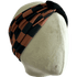 Rust Check Twist Headband - The Sassy Olive