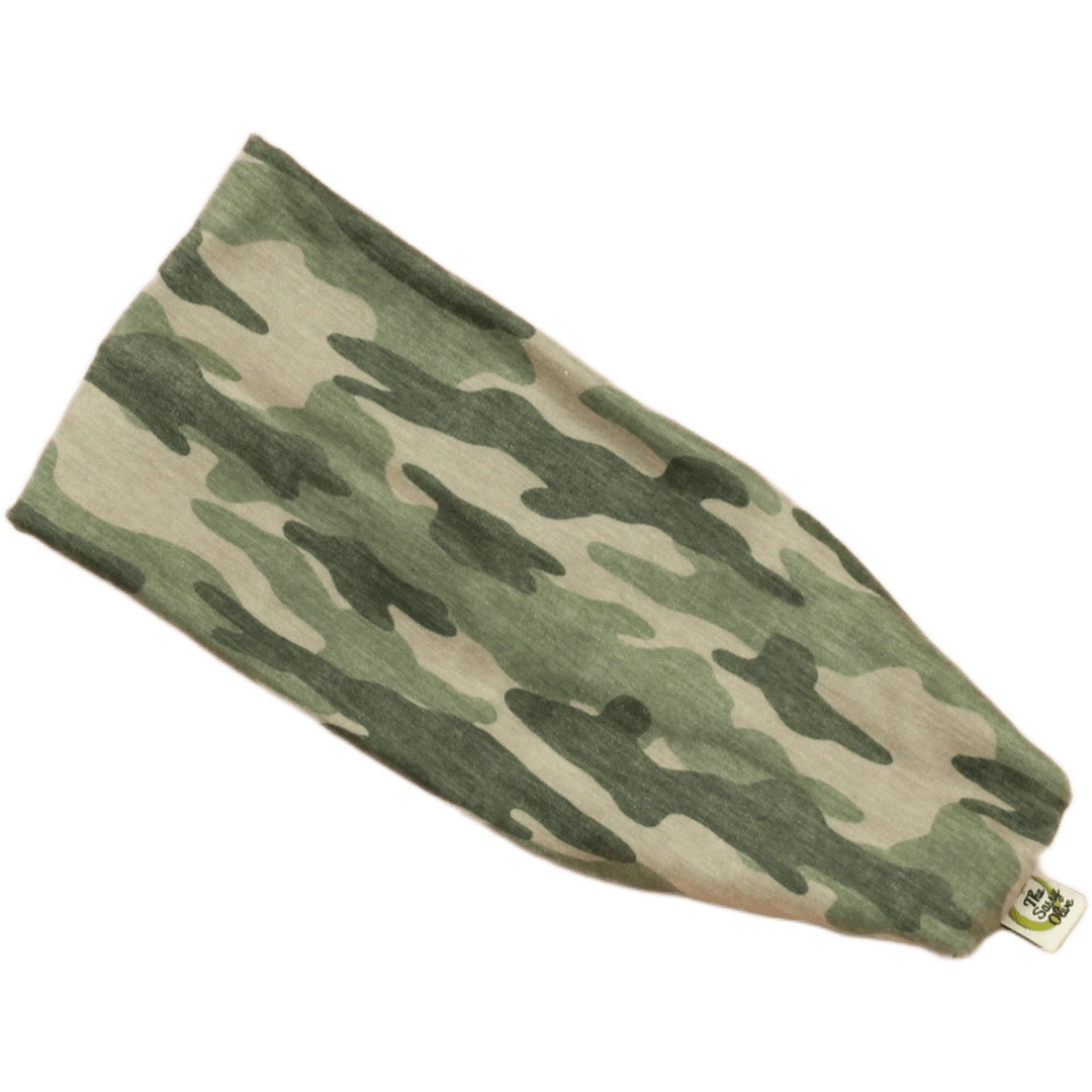 Sage Camo Stretch Headband - The Sassy Olive