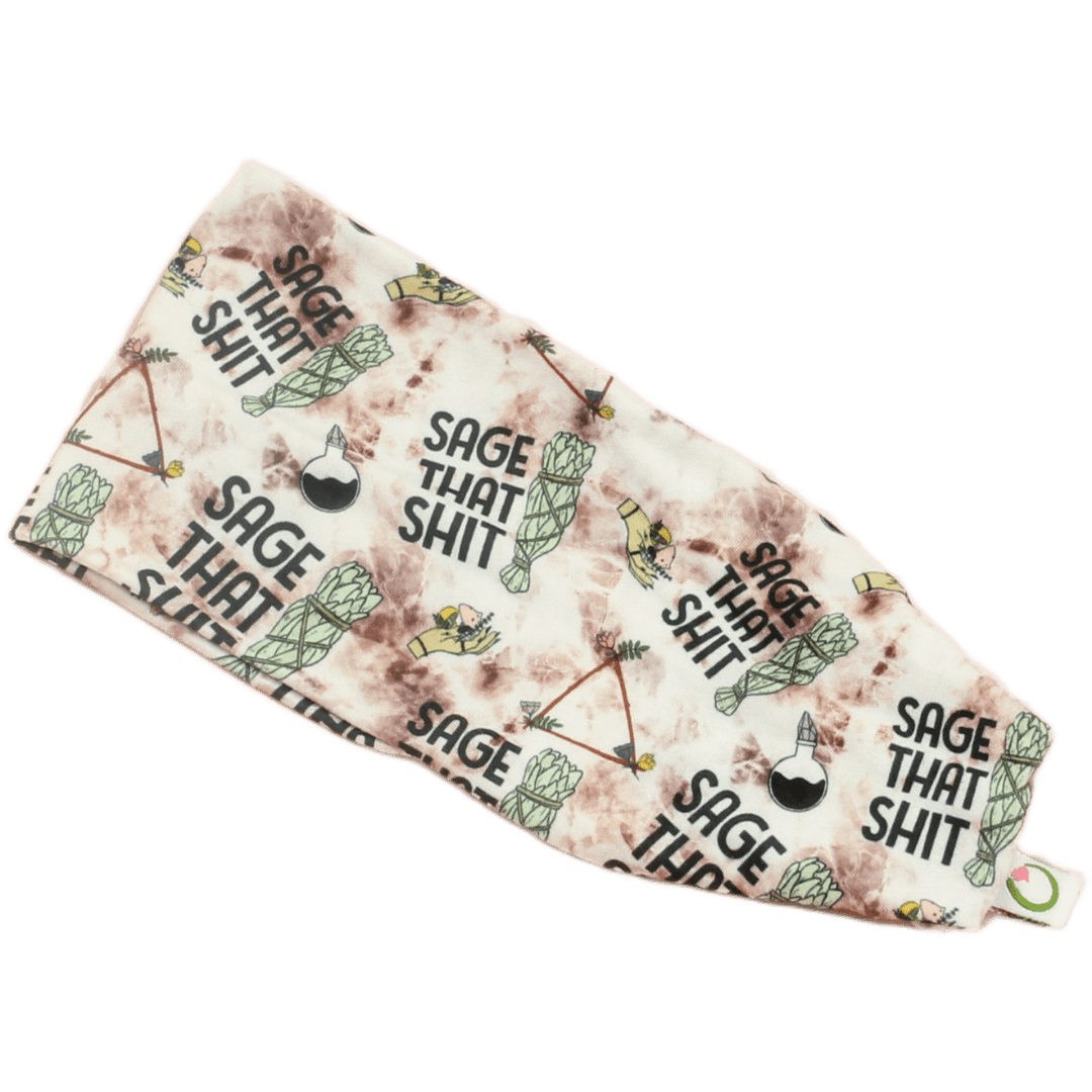 Sage that Shit Stretch Headband - The Sassy Olive