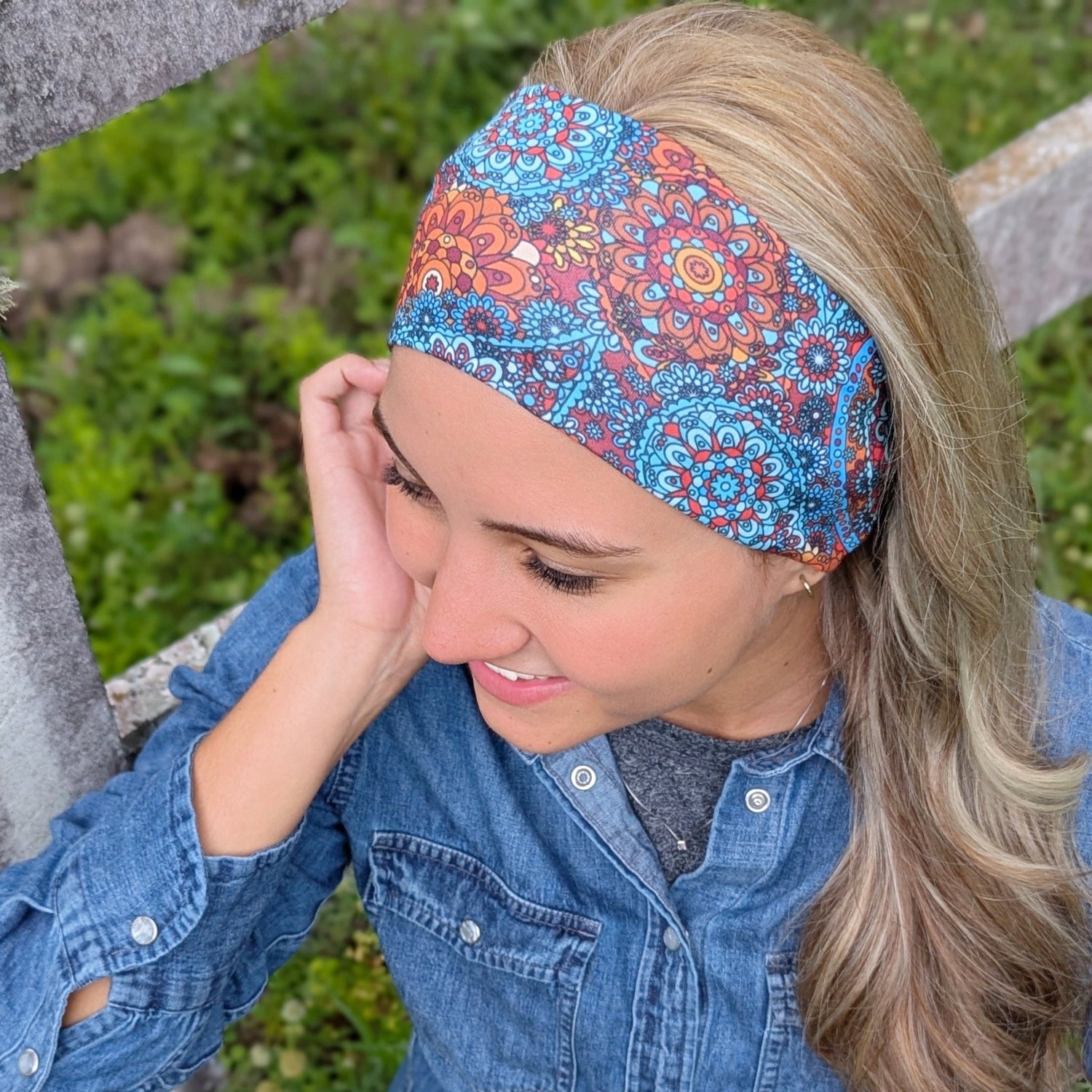 Sahara Paisley Stretch Headband - The Sassy Olive