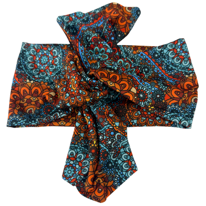 Sahara Paisley Top Knot Headband - The Sassy Olive