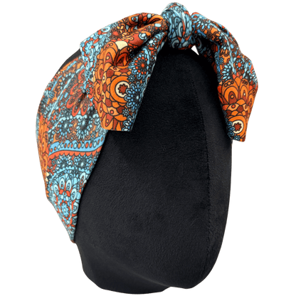 Sahara Paisley Top Knot Headband - The Sassy Olive