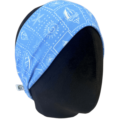 Saltwater Sketch Stretch Headband - The Sassy Olive