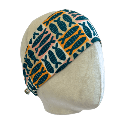 Sardine Grid Stretch Headband - The Sassy Olive