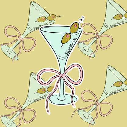 Sassy Martini Vinyl Decal Sticker - The Sassy Olive