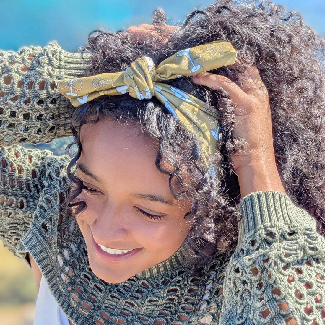Sassy Olive - tini Topknot Headband - The Sassy Olive