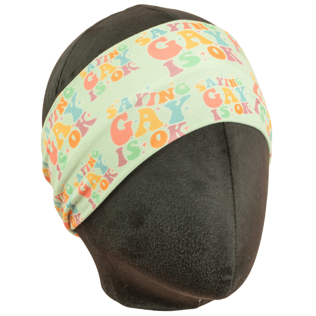 Saying Gay is OK Stretch Headband - The Sassy Olive