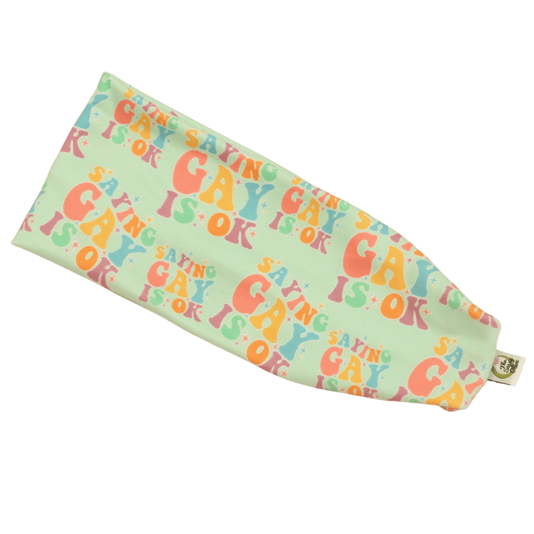 Saying Gay is OK Stretch Headband - The Sassy Olive