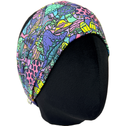 Scribble Mushrooms Stretch Headband - The Sassy Olive