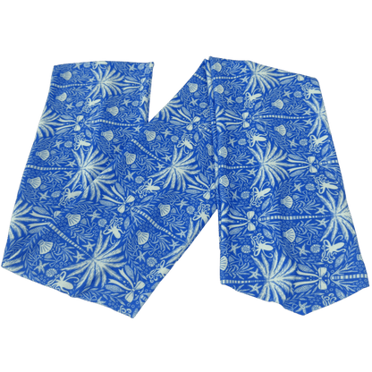 Sea Garden Blue Wrap Headband - The Sassy Olive