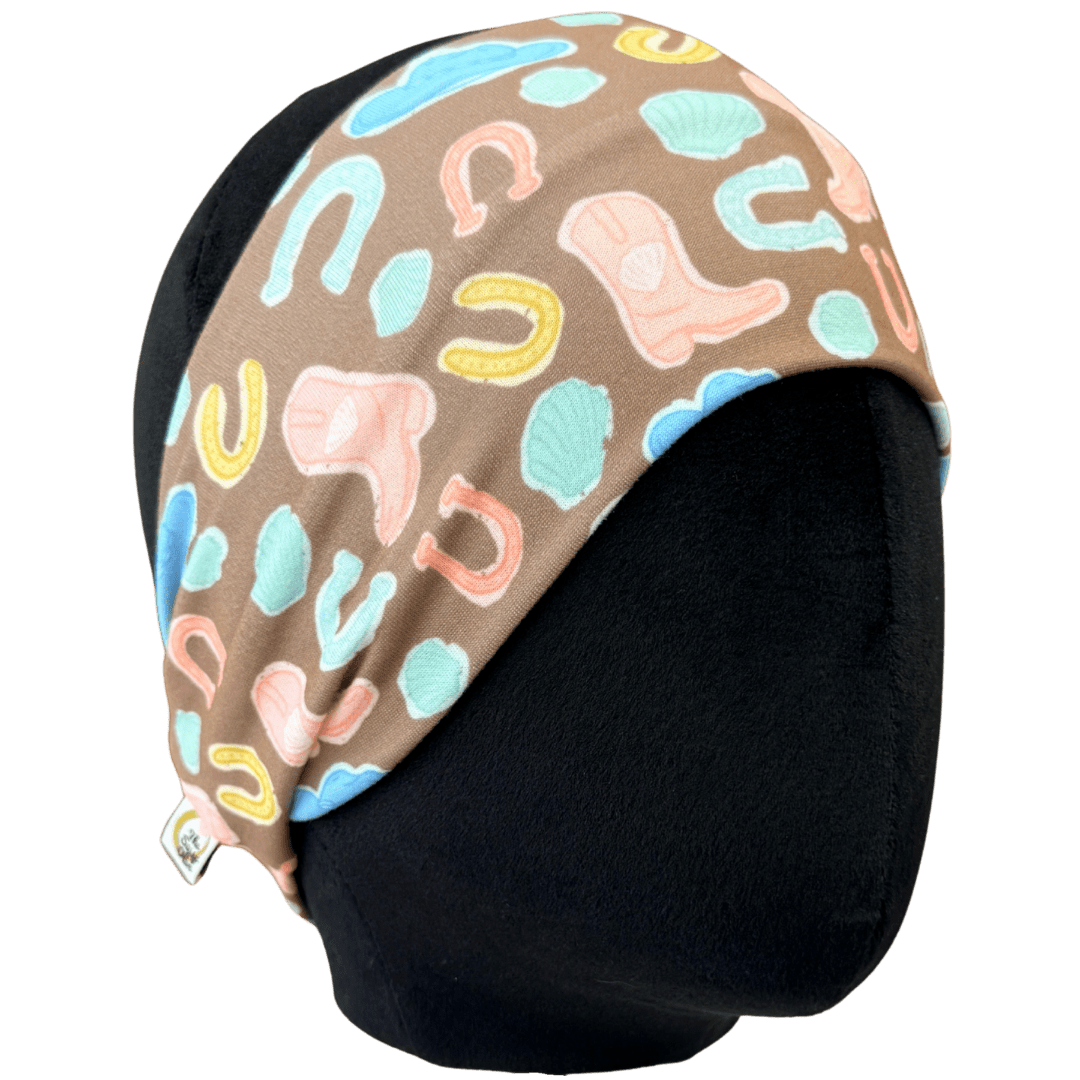 Seashells &amp; Spurs Stretch Headband - The Sassy Olive