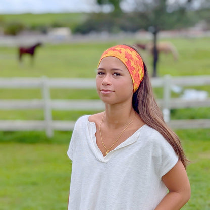 September Leaves Stretch Headband - The Sassy Olive