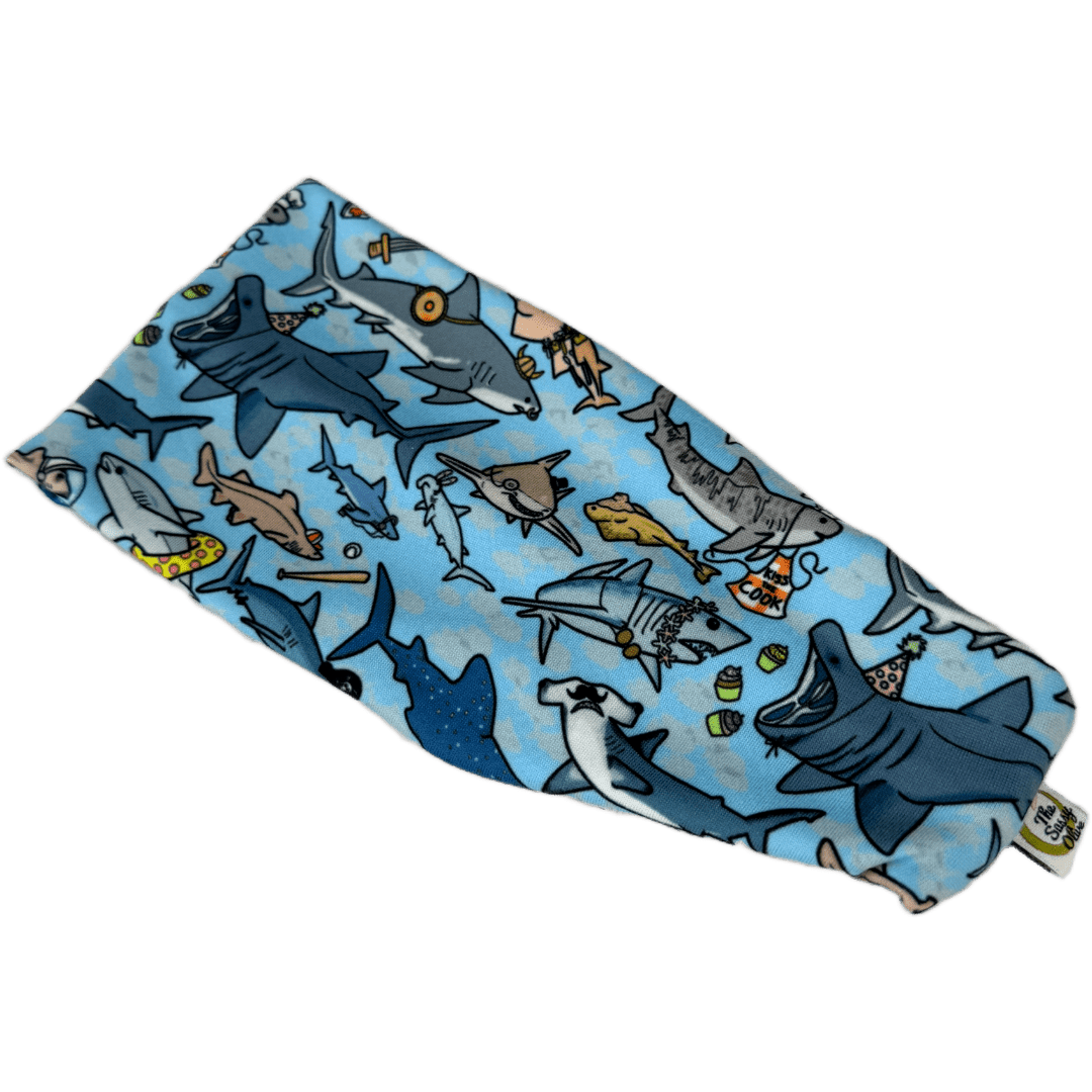 Sharks with Jobs Stretch Headband - The Sassy Olive