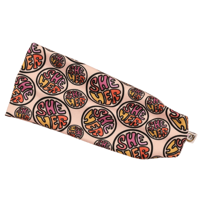 She/Her Pronouns Stretch Headband - The Sassy Olive