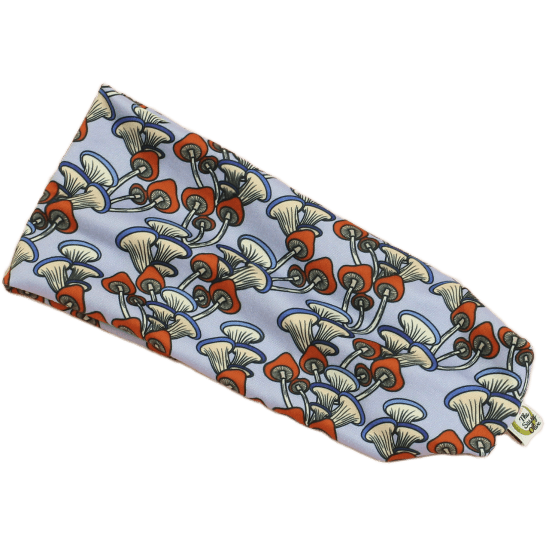 Shrooms of Blue Stretch Headband - The Sassy Olive