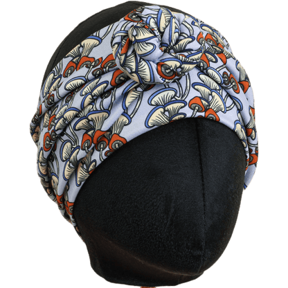 Shrooms of Blue Wrap Headband - The Sassy Olive