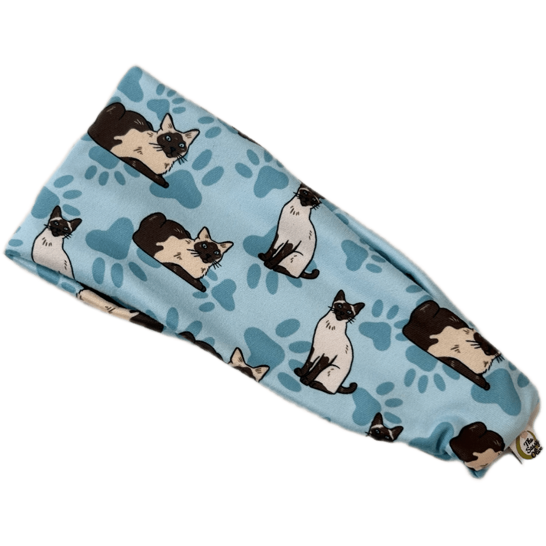 Siamese Cat Stretch Headband - The Sassy Olive