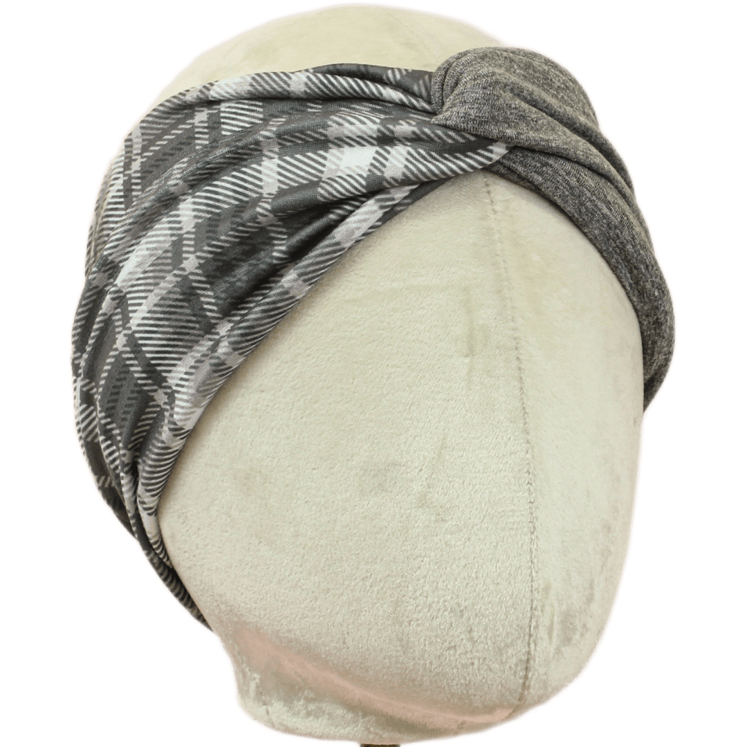 Silas Plaid Twist Headband - The Sassy Olive