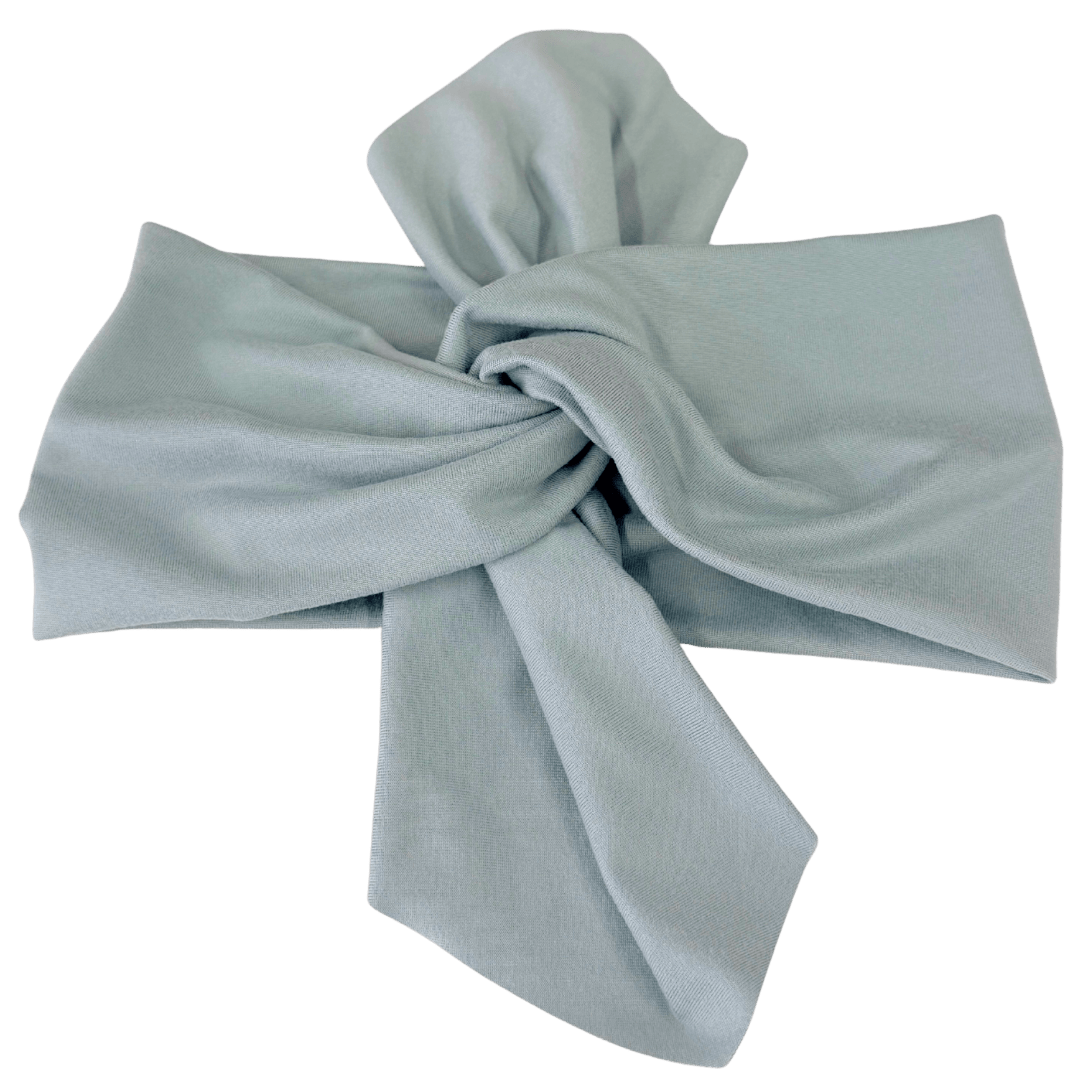 Silver Solid Top Knot Headband - The Sassy Olive