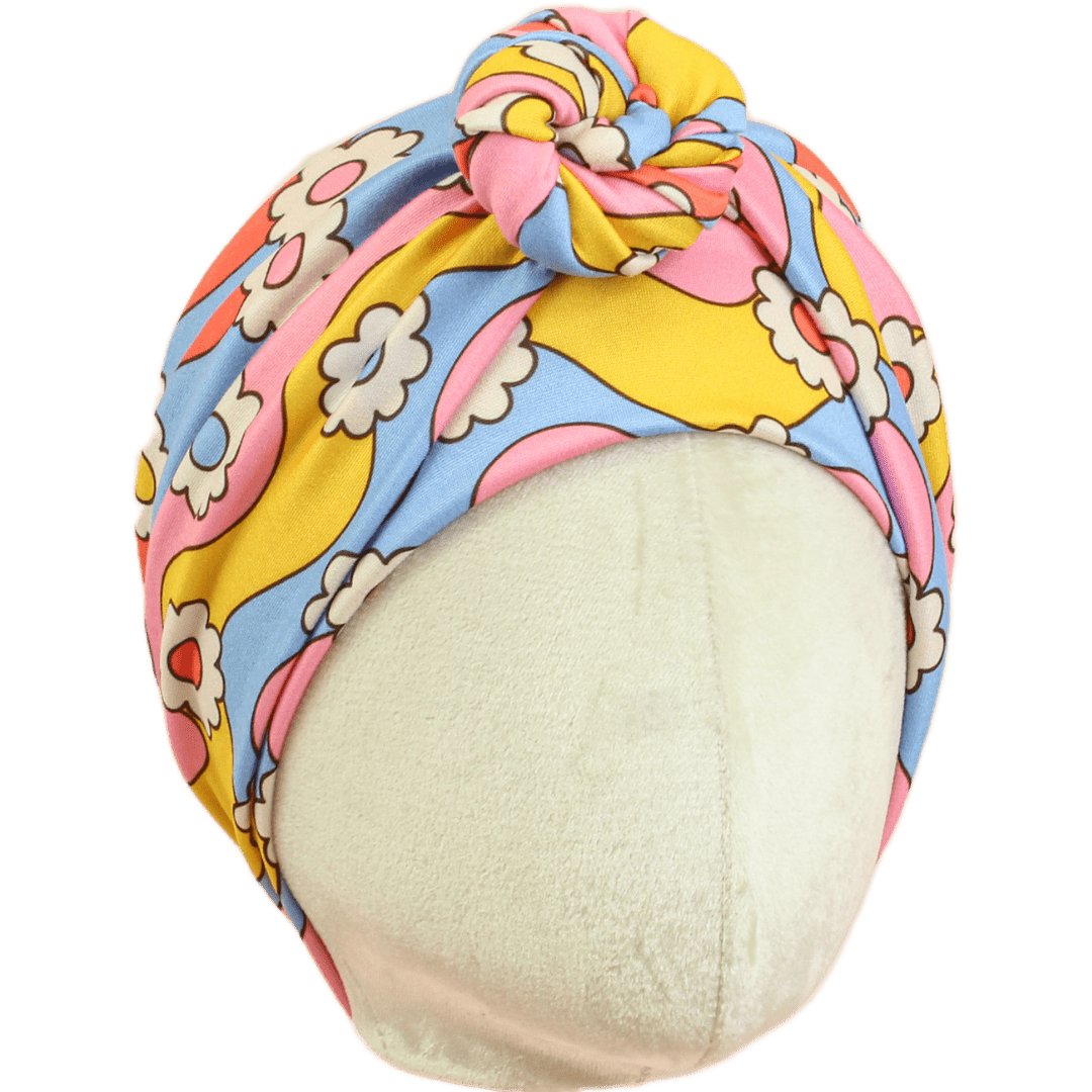 Sixties Gardens Wrap Headband - The Sassy Olive