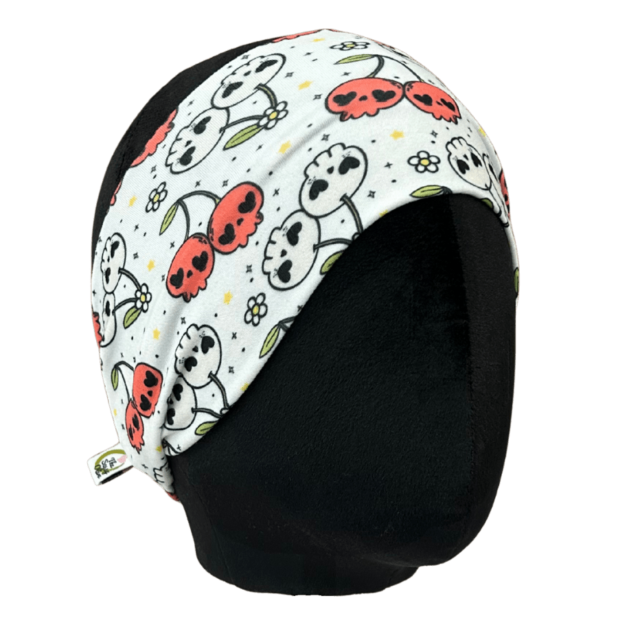 Skull Cherries Stretch Headband - The Sassy Olive
