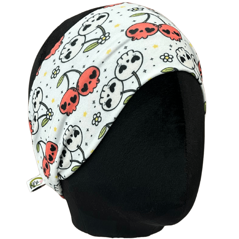 Skull Cherries Stretch Headband - The Sassy Olive