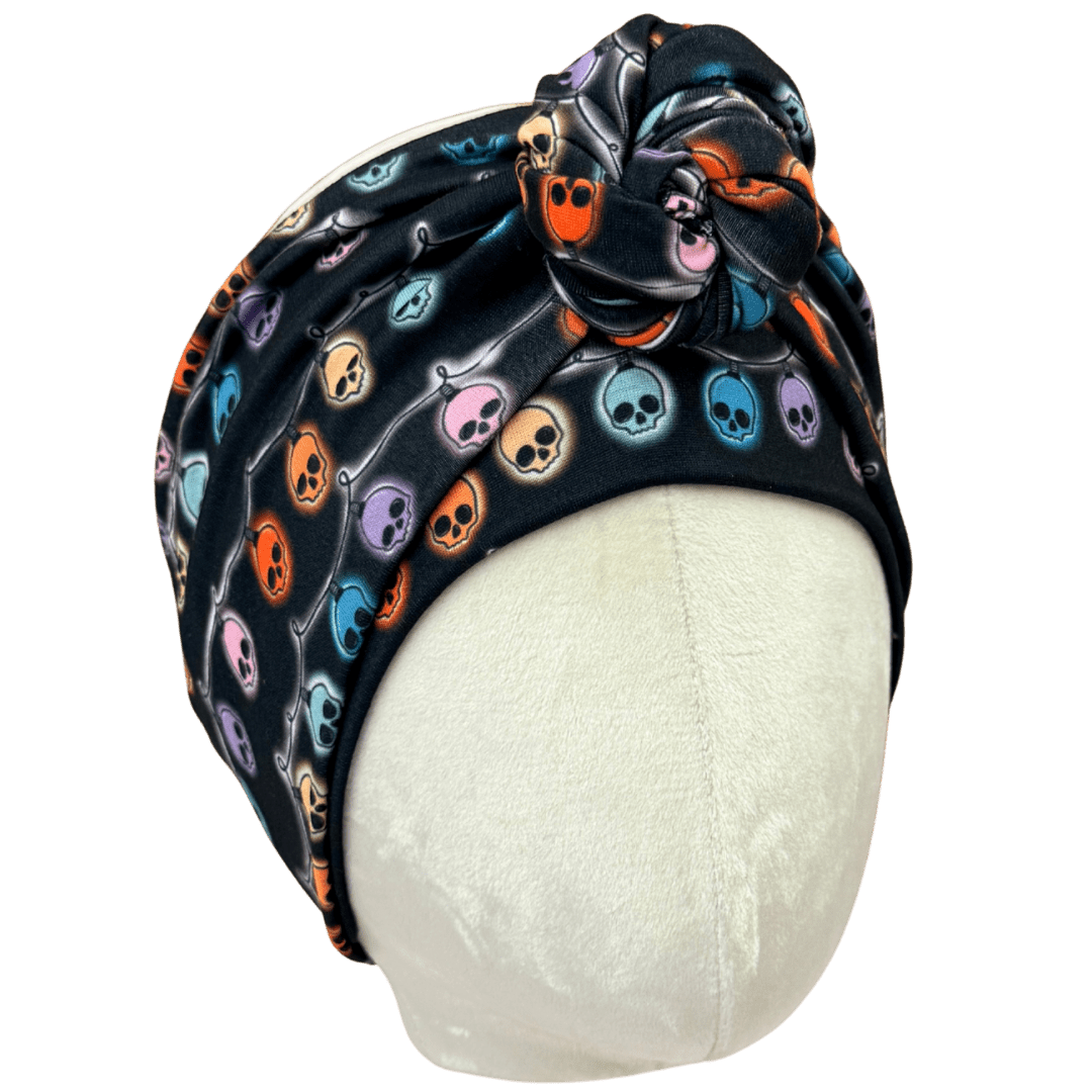 Skull Lights Wrap Headband - The Sassy Olive