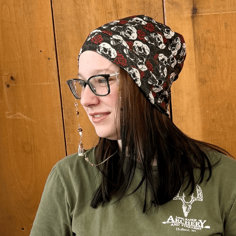 Skulls n Roses Benzie Cap - The Sassy Olive