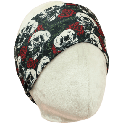 Skulls n Roses Stretch Headband - The Sassy Olive